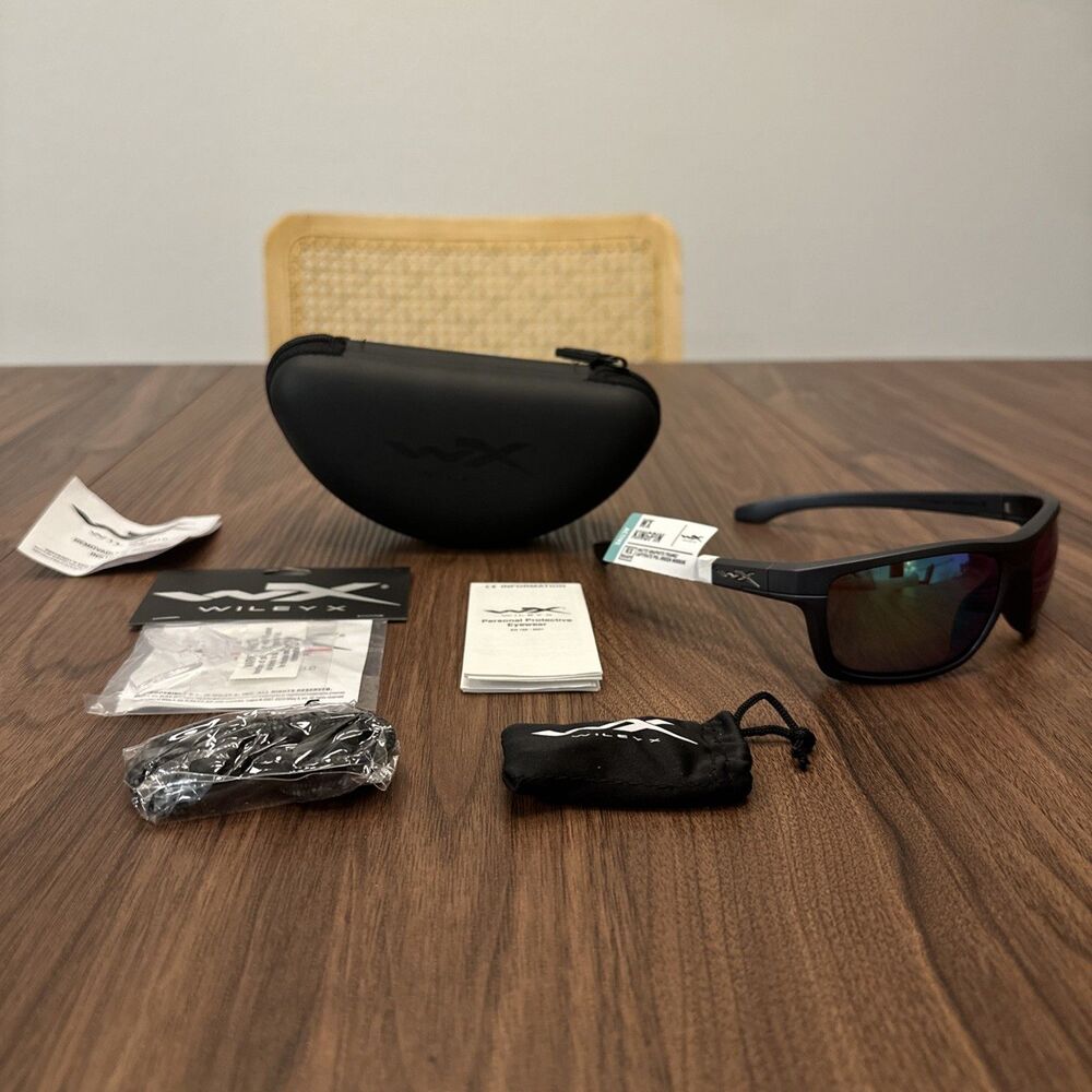 Wiley X KINGPIN WX EN 166 S Z87-2+ 60/19 122 Matte Graphite Sunglasses Brand New